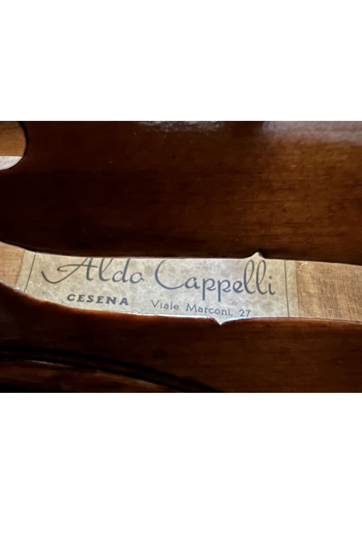 Aldo Cappelli Zettel - Meistergeige im Neuitalienischen Stil - G-647